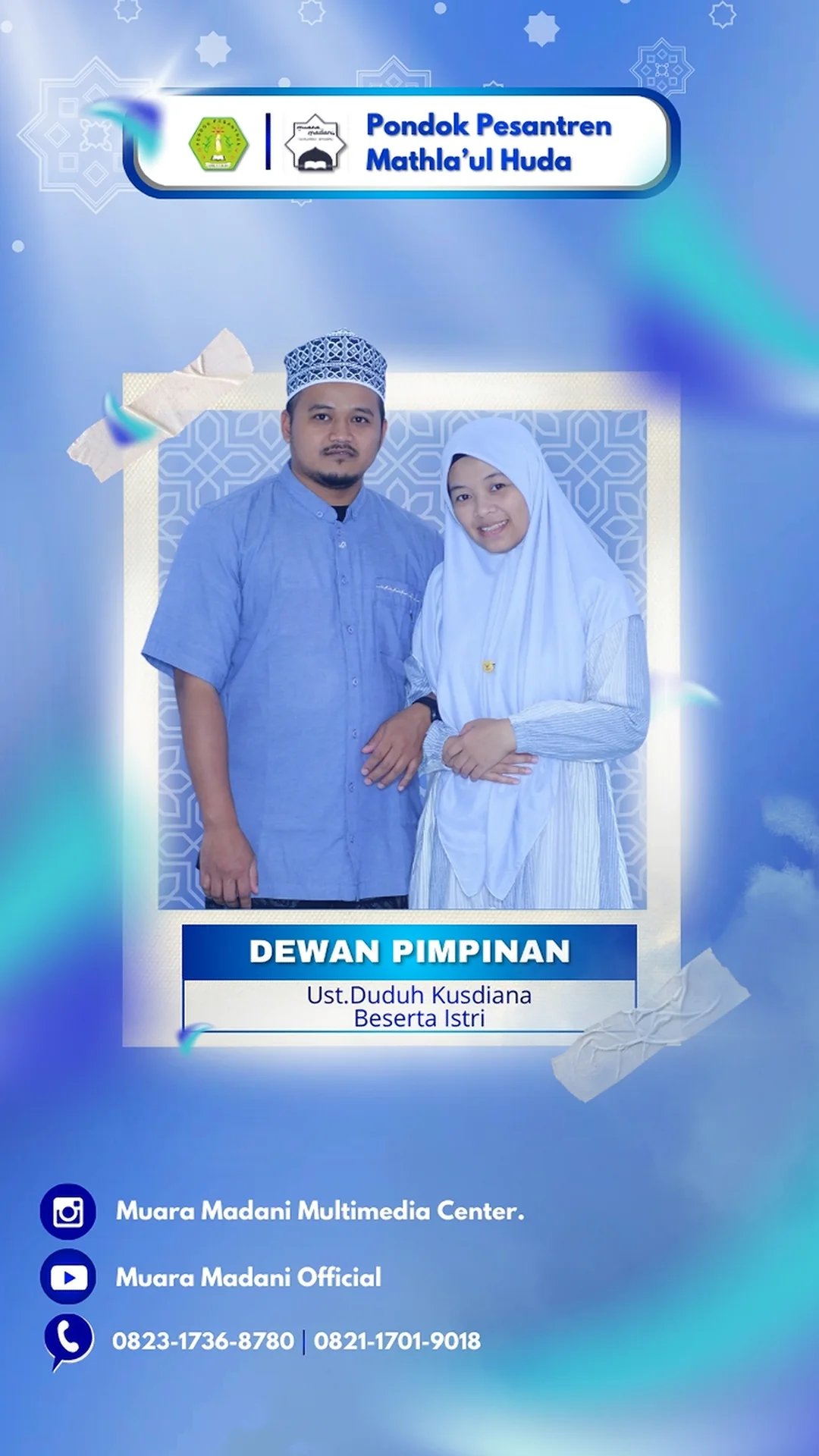 Ust. Duduh Kusdiana beserta istri
